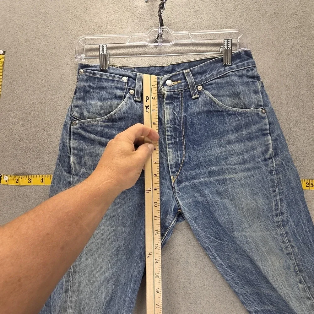 Vintage Levis Engineered Jeans Mens Blue Twisted Zip Fly Medium Wash Fits 26x28